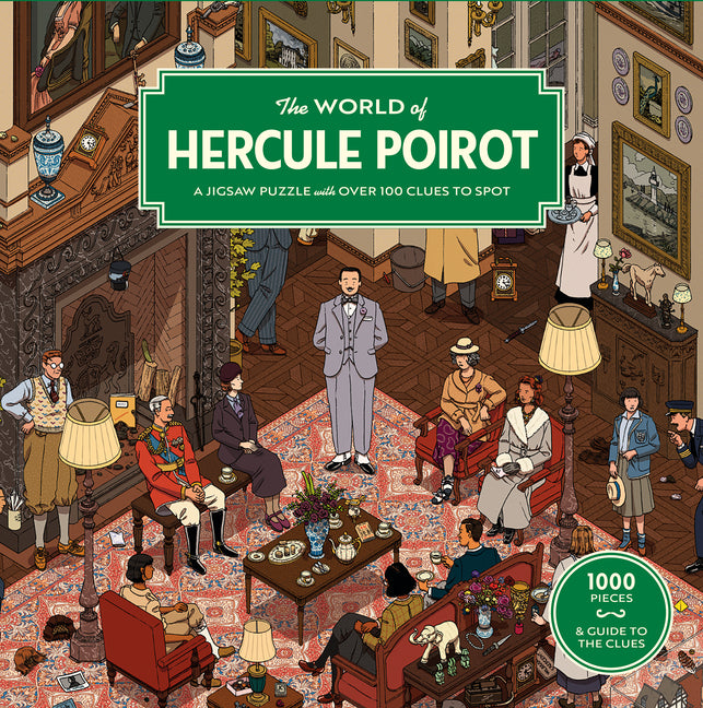 World of Hercule Poirot 1000 Piece Puzzle: A 1000-Piece Jigsaw Puzzle - Ingram