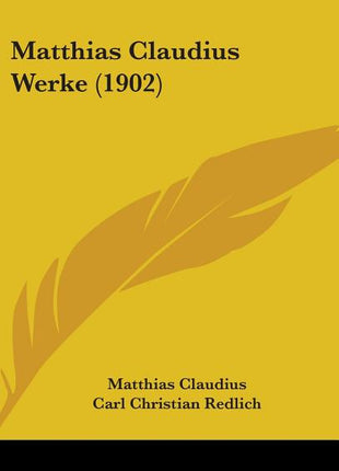 Matthias Claudius Werke (1902) - Ingram