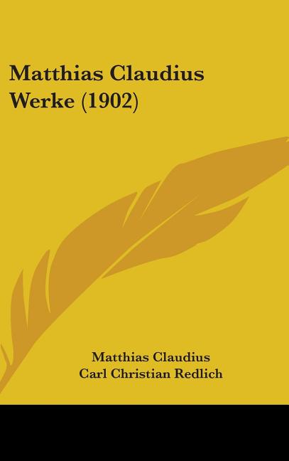 Matthias Claudius Werke (1902) - Ingram