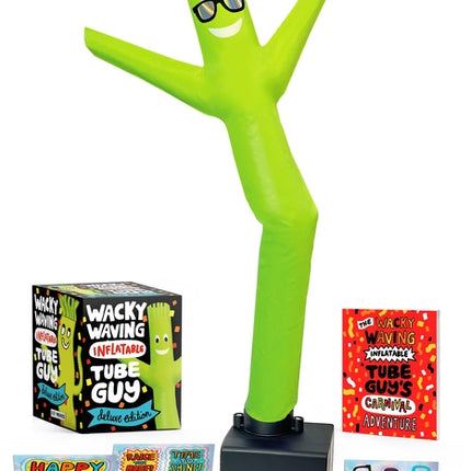 Wacky Waving Inflatable Tube Guy Deluxe Edition: Includes USB Cable and Vinyl Stickers - Ingram