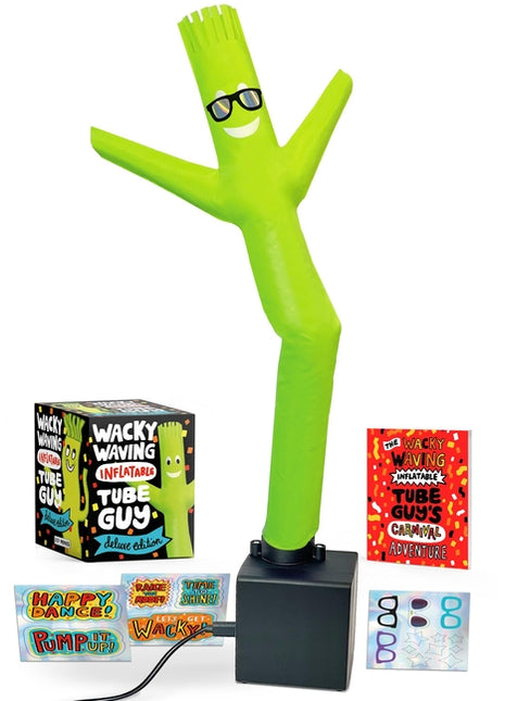 Wacky Waving Inflatable Tube Guy Deluxe Edition: Includes USB Cable and Vinyl Stickers - Ingram