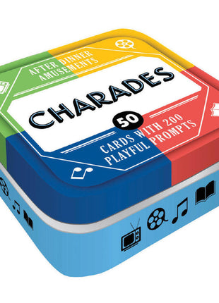 After Dinner Amusements: Charades: 50 Cards with 200 Playful Prompts - Ingram