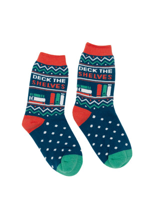 Deck the Shelves Cozy Socks - Small - Ingram