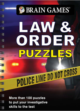 Brain Games - Law & Order Puzzles - Ingram