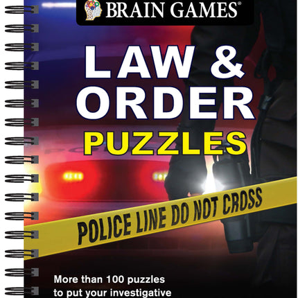 Brain Games - Law & Order Puzzles - Ingram