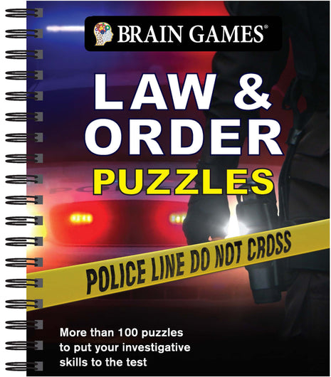 Brain Games - Law & Order Puzzles - Ingram