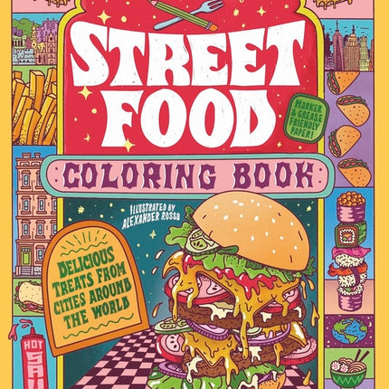 Street Food Coloring Book: Delicious Treats from Cities Around the World - Ingram