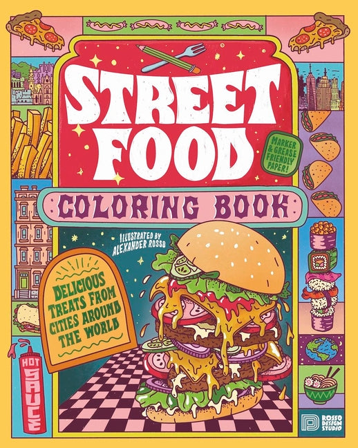 Street Food Coloring Book: Delicious Treats from Cities Around the World - Ingram