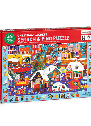 Christmas Market 64 Piece Search & Find Puzzle - Ingram
