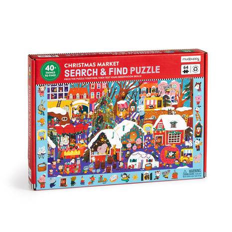 Christmas Market 64 Piece Search & Find Puzzle - Ingram