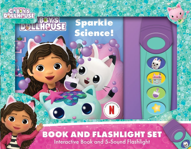DreamWorks Gabby's Dollhouse: Sparkle Science! Book and 5-Sound Flashlight Set [With Battery] - Ingram