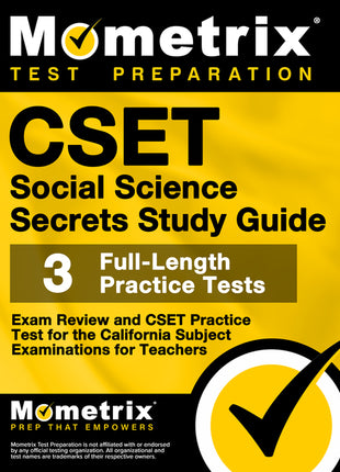 CSET Social Science Secrets Study Guide - Exam Review and CSET Practice Test for the California Subject Examinations for Teachers: [2nd Edition] - Ingram