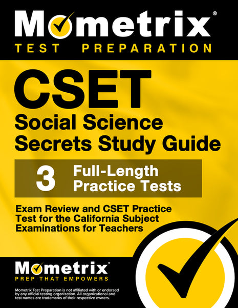 CSET Social Science Secrets Study Guide - Exam Review and CSET Practice Test for the California Subject Examinations for Teachers: [2nd Edition] - Ingram