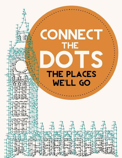 Connect the Dots Activity Book: The Places We'll Go: Ultimate Dot to Dot Puzzle Book for Kids and Adults to Challenge Your Brain and Relieve Stress - - Ingram