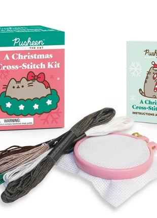 Pusheen: A Christmas Cross-Stitch Kit - Ingram