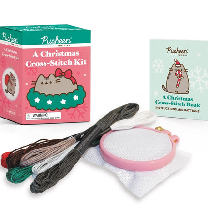 Pusheen: A Christmas Cross-Stitch Kit - Ingram