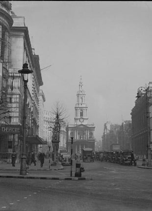 1940s London public domain photo inspiration for George Orwell 1984 setting