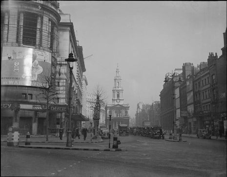 1940s London public domain photo inspiration for George Orwell 1984 setting