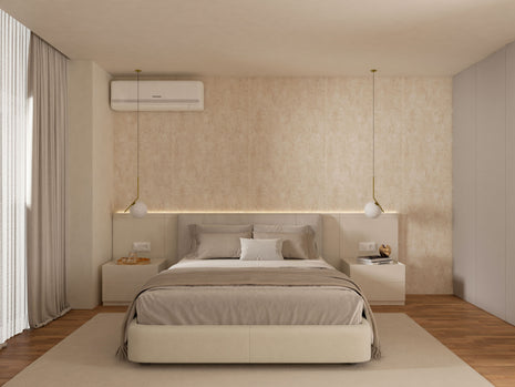calm neutral bedroom cozy home design ideas